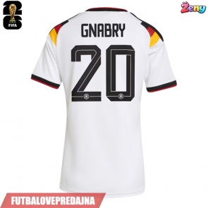 Lacne Ženy Futbalové dres Nemecko Serge Gnabry #20 MS 2026 Krátky Rukáv - Domáci